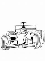 Formule Formel Malvorlage Rennauto Ausmalbild Wagen Kleurplaat Disegno  sketch template