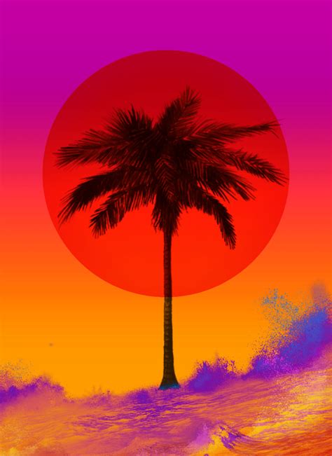 Retro Beach Aesthetic Wallpaper - Goimages All