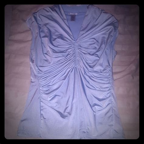 Cache | Tops | Nwot Cache Ruched Top | Poshmark