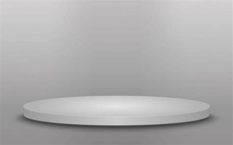 Premium Vector | Round podium, pedestal or platform isolated