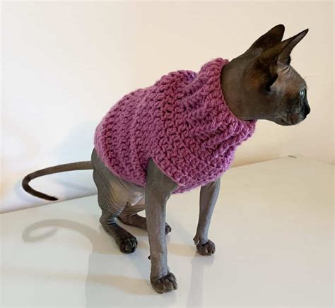 Crochet Cat Sweater - Crochet 365 Knit Too