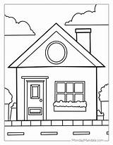 40 House Coloring Pages Free PDF Printables sketch template