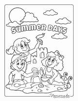 Vacation Coloring Pages Printable sketch template