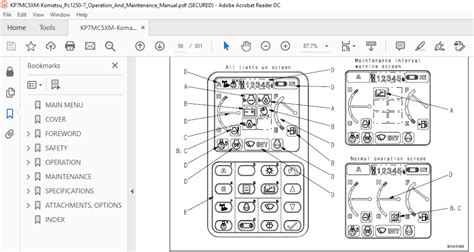 Komatsu Pc1250-7 Operation And Maintenance Manual - PDF DOWNLOAD ...