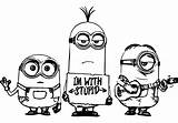 Minions Coloring Pages For Kids Images sketch template