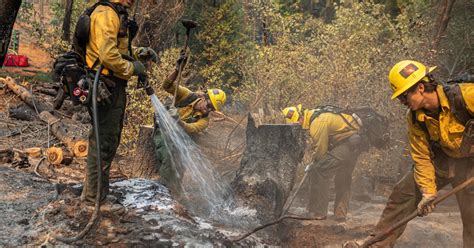 "Things are looking good": Fire crews gaining control of Caldor Fire ...