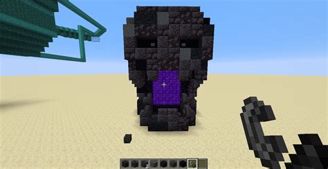 nether portal wither skull design : r/Minecraft