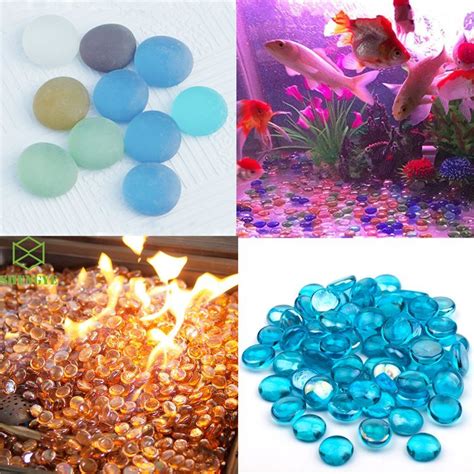 Wholesale Decorative Clear Glass Beads - China Frosted Flat Glass Beads ...