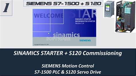 MS05b. [Siemens S120 #1] SINAMICS S120 Configuration and Commissioning via STARTER - YouTube