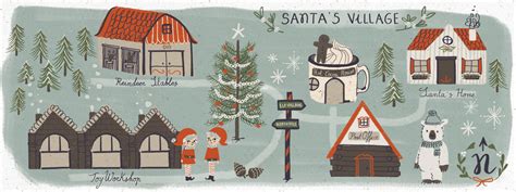 Santa's Village by Monica Galan - They Draw & Travel