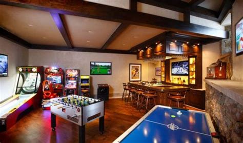 Creating A Basement Game Room: 4 Tips And 26 Examples - DigsDigs