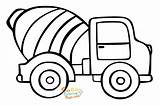 cement mixer coloring Pages To Print  Free Kids Coloring Page sketch template