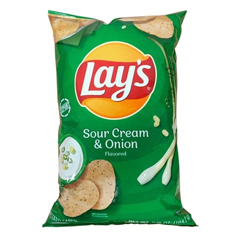 Lay's Sour Cream & Onion - 6.5oz. (c/15pzs) - Hanan Distribuciones