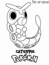 Caterpie Coloring Pages sketch template
