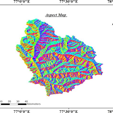 Aspect Map of Beas basin. | Download Scientific Diagram