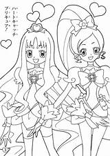 Smile Precure Coloring Pages  Randy Kauffmans sketch template