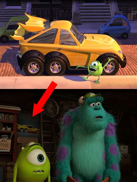 Monsters Inc./University - Mike's Car | Monsters inc university, Animation studio, Pixar