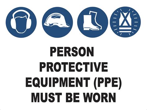 PPE Protection Sign | Safety Signs | Mandatory Signs