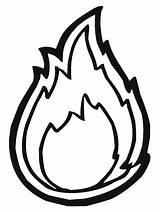 Flames Coloring Pages  Coloring Home sketch template
