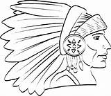 Chief – Native American Coloring Page  Free Printable Pages sketch template