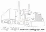 Big Rig Truck Coloring Pages Free 18 Wheeler Boys Sketch Coloring Page sketch template