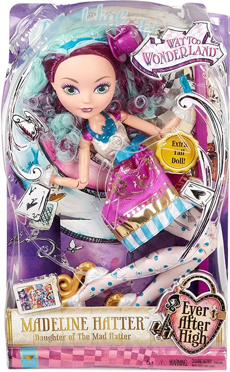 Buy Ever After High Way Too Wonderland Madeline Hatter Doll, 17" | Ever After High Dolls UK | Bentze