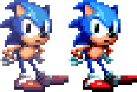 Something I wanted to show off. Sonic Mania sprite using a modified color palette. : r ...