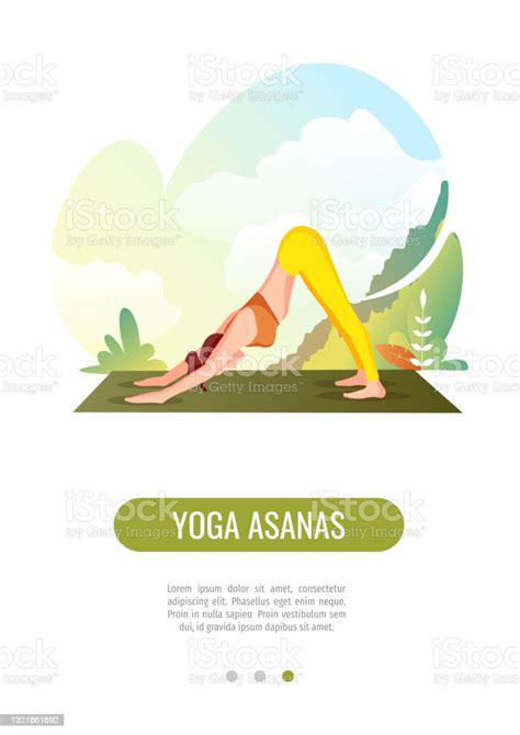 Woman Doing Yoga Exercises Yoga In Nature Wellness Healthy Lifestyle ...