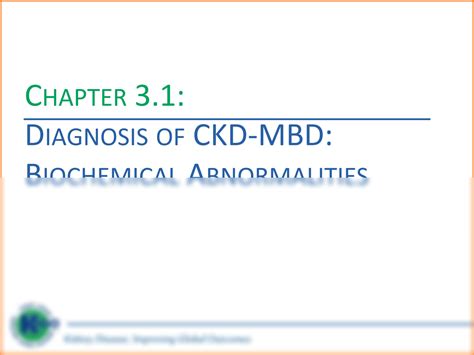 SOLUTION: Kdigo 2017 ckd mbd update speaker guide - Studypool