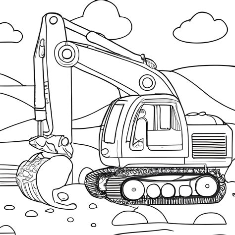 28+ Blippi Excavator Coloring Page - ElfieEachann