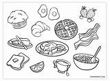 7 Free Printable Food Themed Coloring Pages  Pjs And Paint sketch template