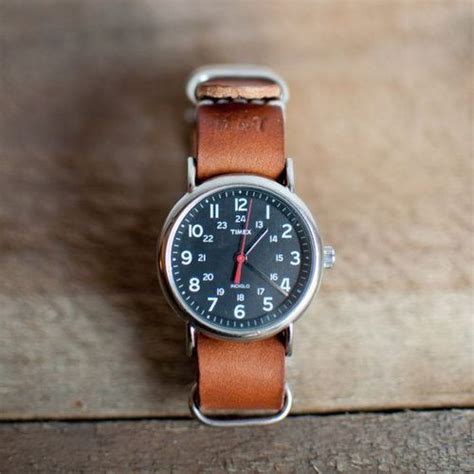 Timex Weekender with Brown Leather Strap | SOLETOPIA