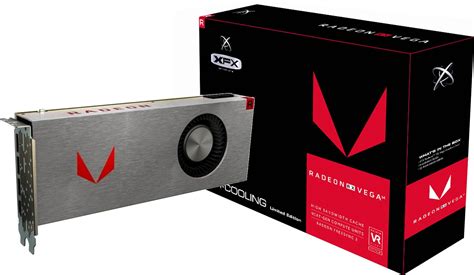 Best Buy: XFX AMD Radeon RX Vega 64 8GB HBM2 PCI Express 3.0 Graphics Card Silver RX-VEGMTSFX6