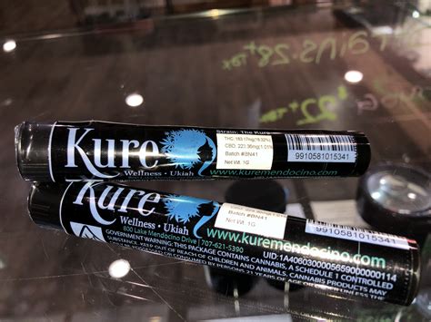 Kure Wellness The Kure 1g Preroll | Kure Wellness | Medical and ...