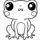 Cute Frog Coloring Page · Creative Fabrica sketch template