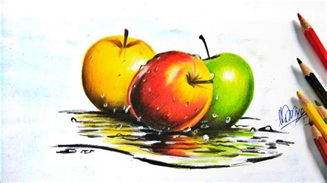 Realistic Fruit Drawing Step By Step - mymindbodyandsoul20xx