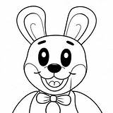 Toy Bonnie Coloring Page 15490 12200 sketch template