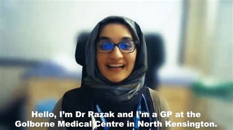 ⚠️ A very important message from Dr Yasmin Razak of Golborne Medical Centre for people with ...