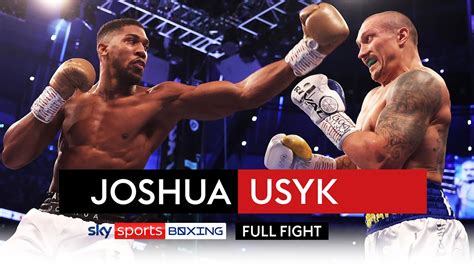 FULL FIGHT! Anthony Joshua vs Oleksandr Usyk - YouTube