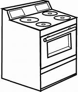 Stove Coloring Page At GetColoringscom  Free Printable Colorings sketch template