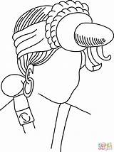 Hindu turban coloring page  Free Printable Coloring Pages sketch template