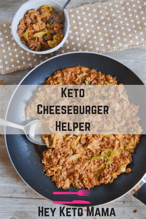 Keto Cheeseburger Helper - Hey Keto Mama