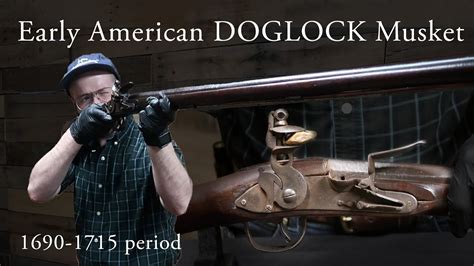 Early American Colonial Era Doglock Flintlock Musket | Early 18th ...