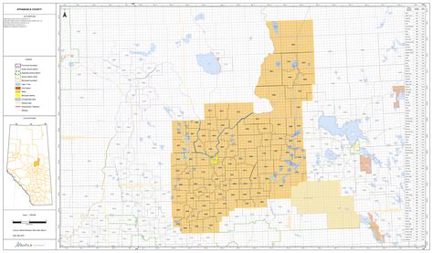 Athabasca County Map