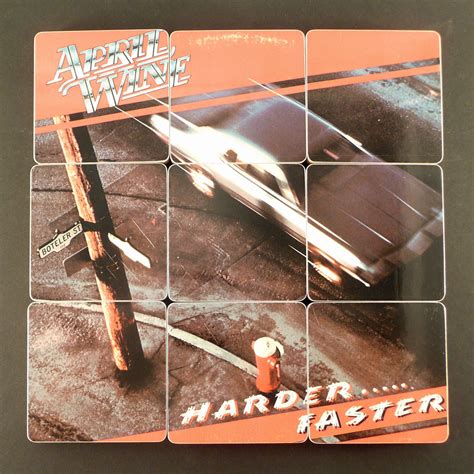Harder...Faster album cove coasters | Handmade album cover c… | Flickr