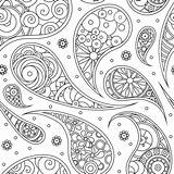 Paisley Coloring Pages Glass Pattern  Free Printable sketch template