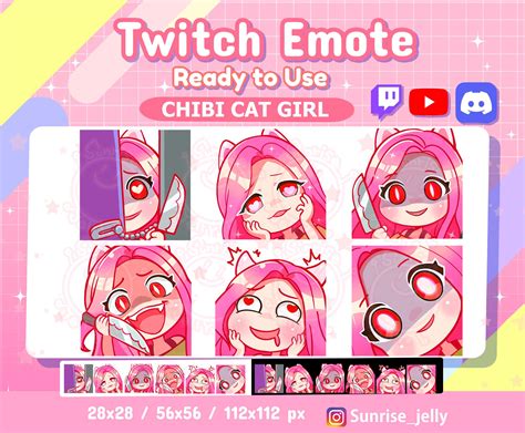 Art & Collectibles red hair girl anime twitch emotes discord emotes ...
