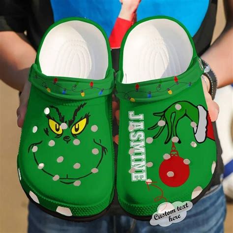 Grinch Christmas Crocs Clog Shoes – Fitjiva Art Store