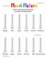 Feelings Thermometer 3rd Social Emotional Learning No Prep Printables sketch template