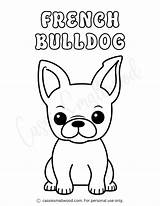 French Bulldog Coloring Page  Cassie Smallwood sketch template